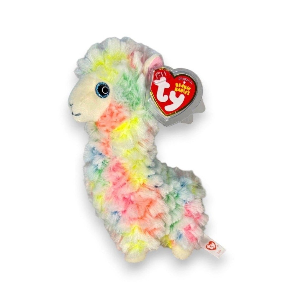 Lola the Llama | Pastel Parade Pal | Mint Heart Tag TY Beanie Baby